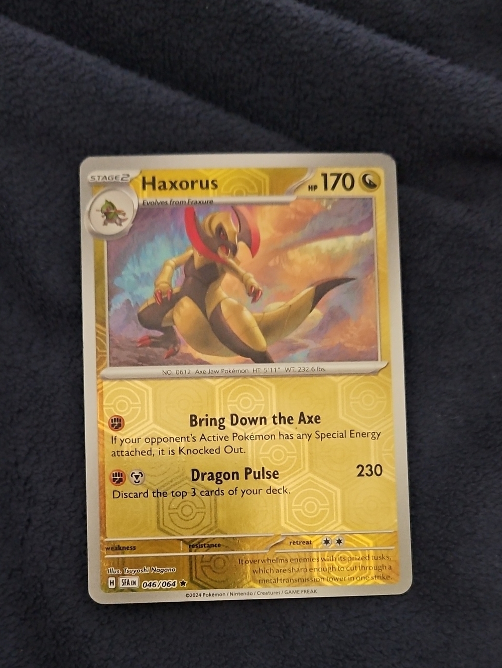 Haxorus 046/064 Sv: Shrouded Fable Reverse Holo